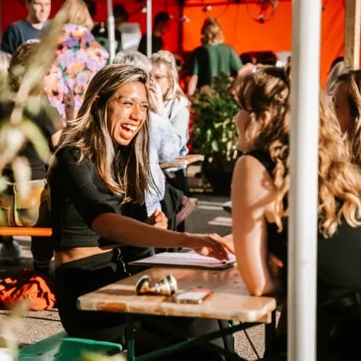 Catering van Holie Pizza tijdens een bruiloft