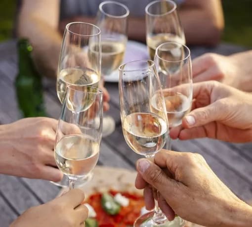Catering van Holie Pizza tijdens een jubileumfeest