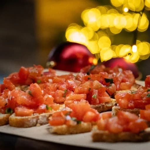 Catering van Holie Pizza tijdens een nieuwjaarsborrel