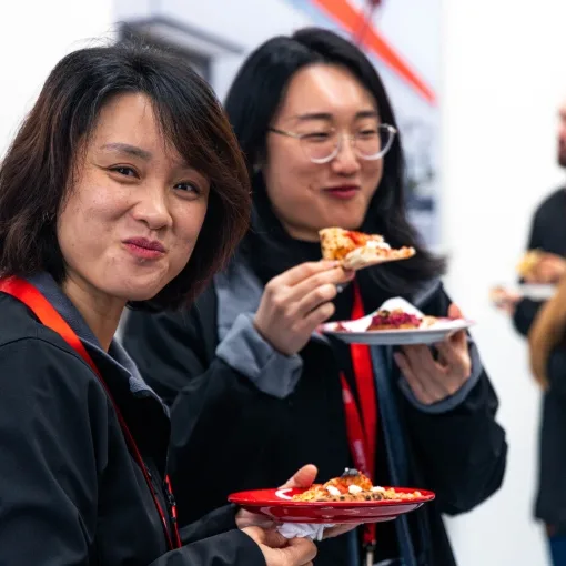 Catering van Holie Pizza tijdens een open dag