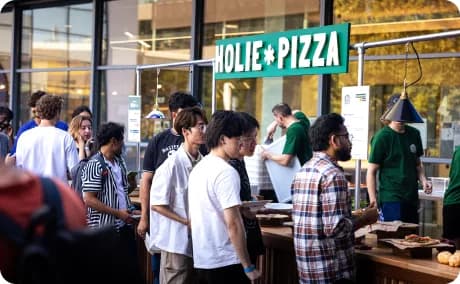 Holie Pizza regelt de catering van begin tot eind