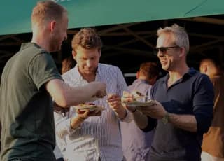 Catering voor zomerfeest evenement